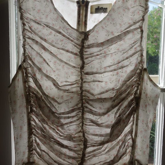 Italian Designer Otto d'Ame floral crepe dress size 4 - Picture 10 of 13